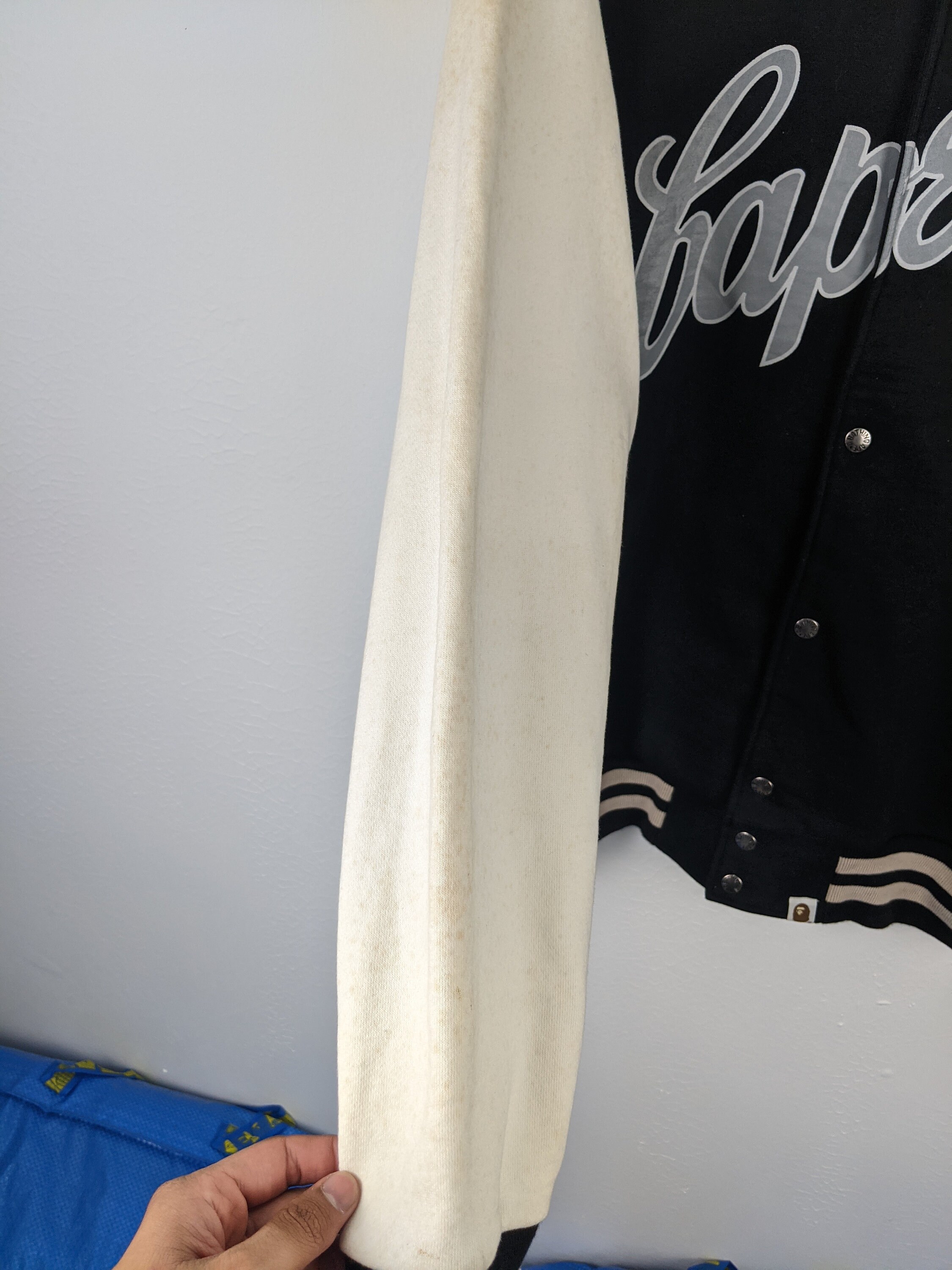 Vintage A Bathing Ape Bapesta Varsity Jacket Size: US L - Etsy