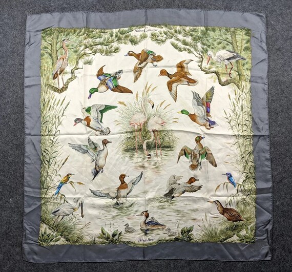 Hermes Halte En Camargue Silk Scarf