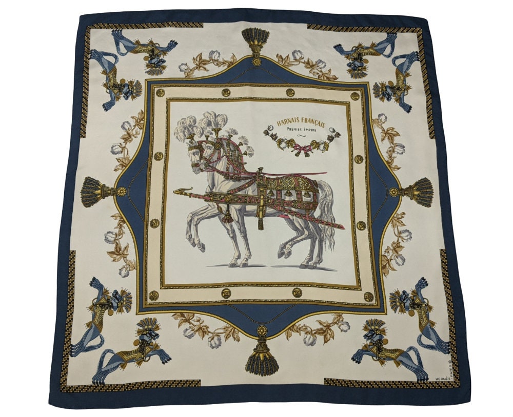 Harnais francais hermes scarf Clearance