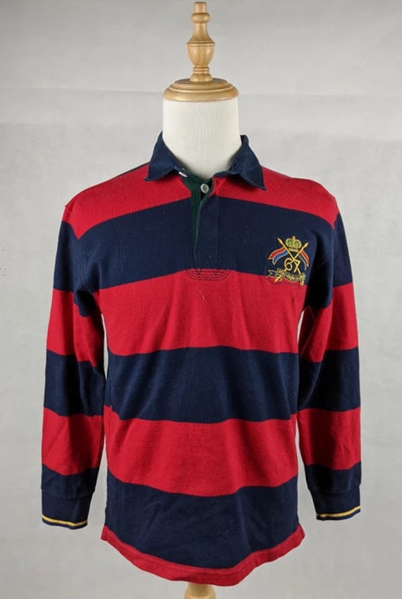 Vintage Polo Striped Rugby Stripe Shirt