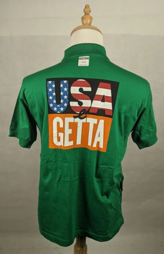 Moschino Polo USA Getta Shirt Size: US S / EU 44-4