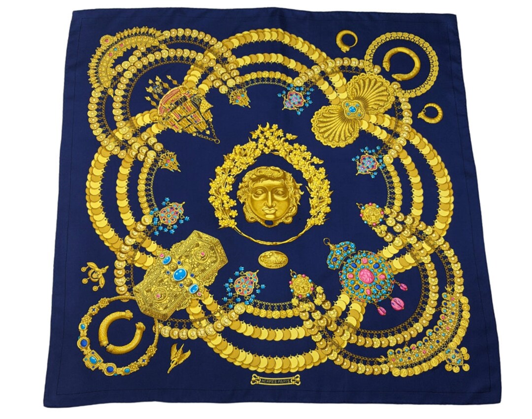 Hermes Kosmima Silk Scarf - Etsy