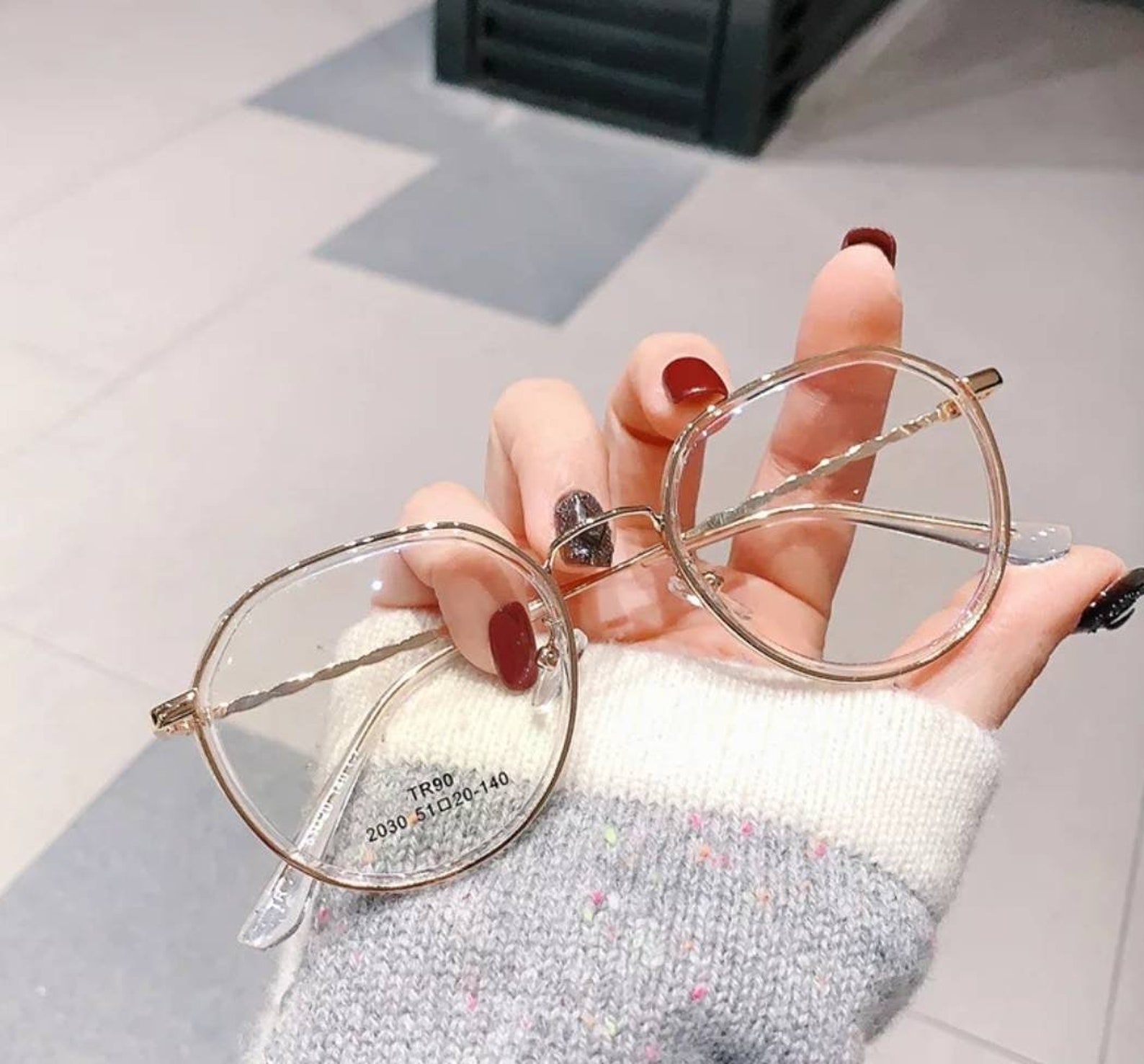 Fashion glasses korea /asian style blue light goggles Etsy