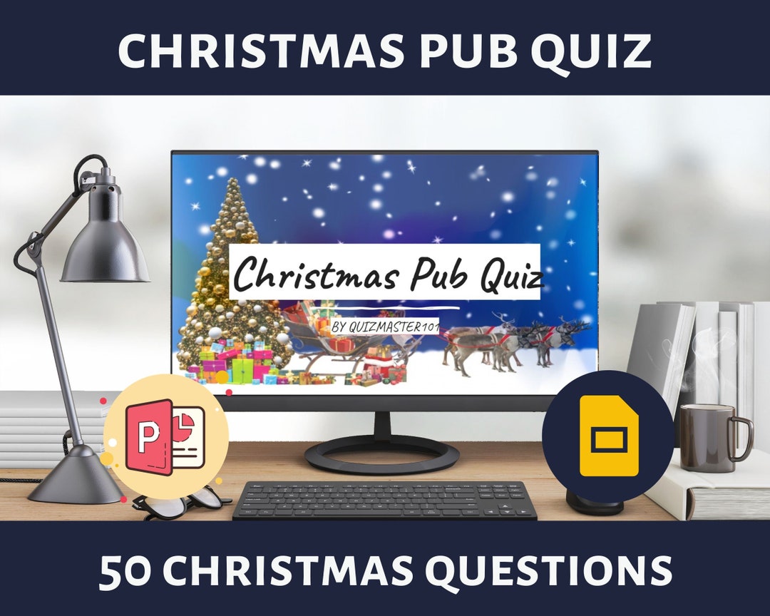 Christmas Quiz 2023 Edition Ready to Play Powerpoint Quiz Ready to Play Trivia Suitable for