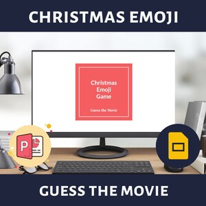 Christmas Emoji Movie Game: Family PowerPoint Quiz (Digital Download)
