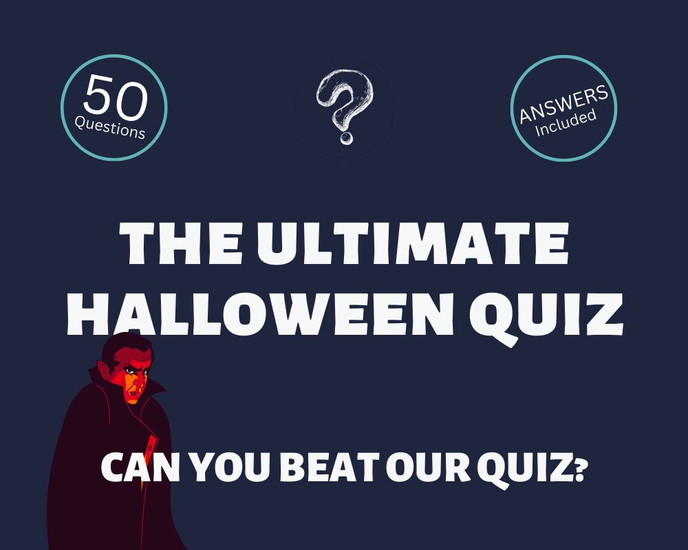 Horror Movie Quiz Game. Halloween. Character Memory Party Game. Digital  Download Friday the 13th. Scream. Pennywise. Nightmare on Elm Street