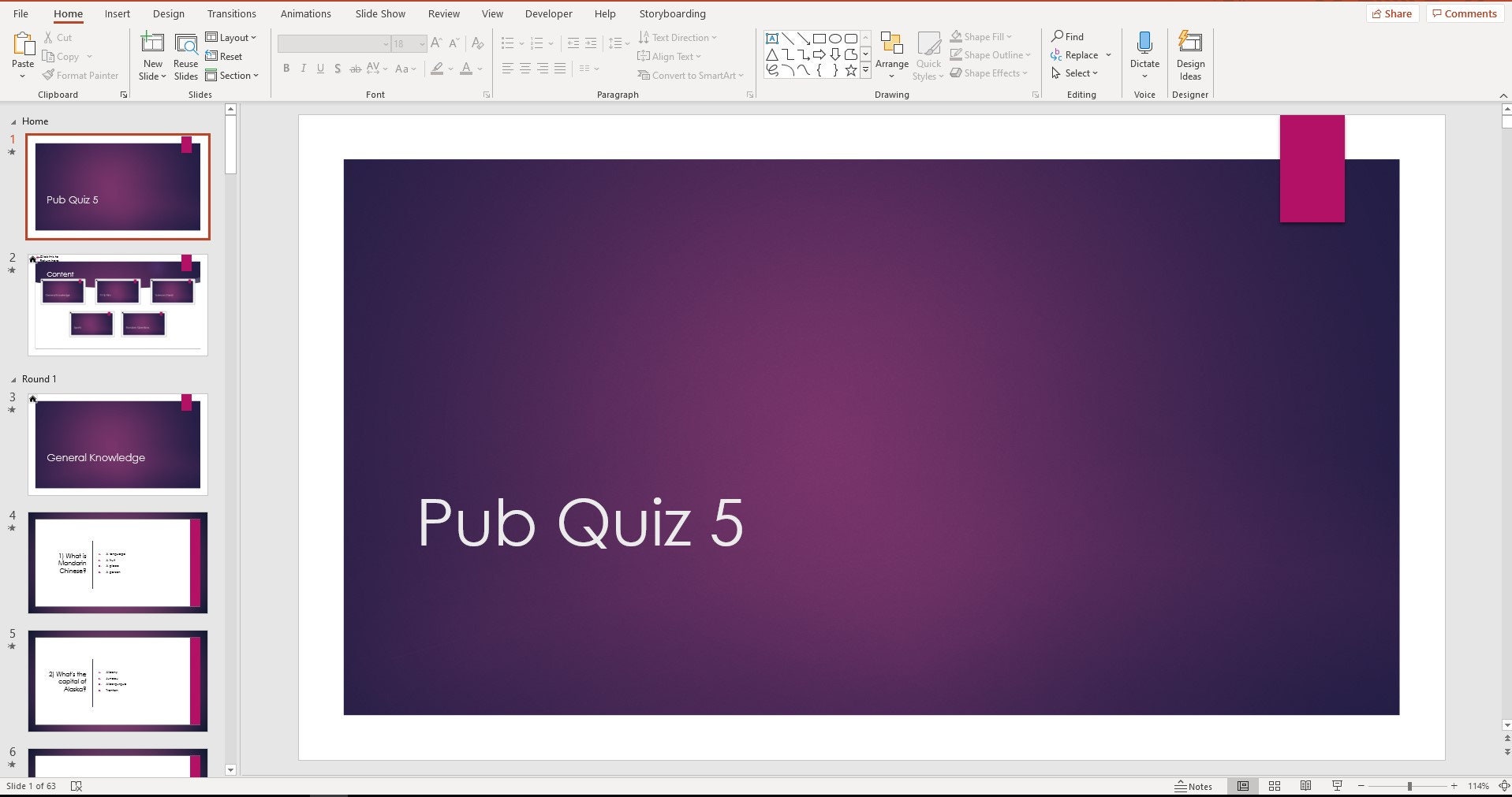 Premade Pub Quiz 5 Ready Made Powerpoint Quiz Ready to Etsy