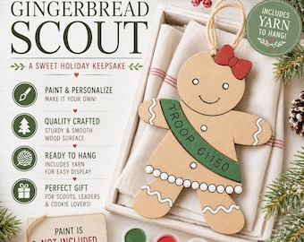 Gingerbread girl - 3 styles to choose from!