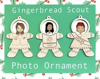 Gingerbread photo girl - 3 styles to choose from!