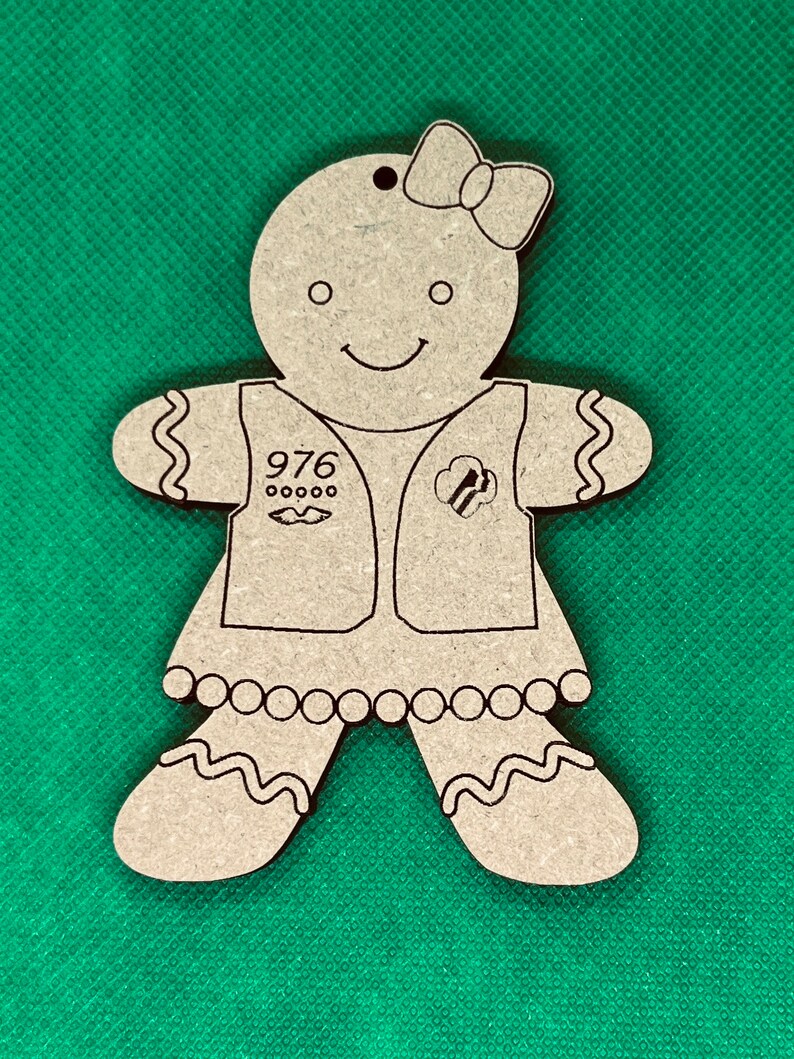 Gingerbread girl 3 styles to choose from image 3