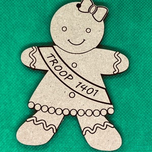 Gingerbread girl 3 styles to choose from image 5