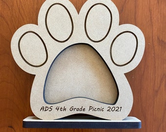 Paw personalized Picture frame