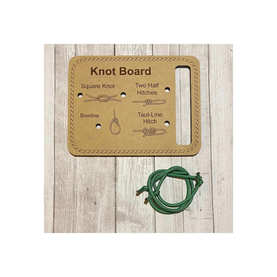 Learn to Tie Knot Tying Board With Rope - Etsy