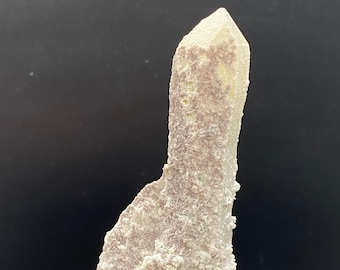 Quartz w Hematite and Calcite- Inner Mongolia, China