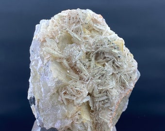 Yellow Fluorite w Barite, Pyrite - El Hammam Mine, Morocco