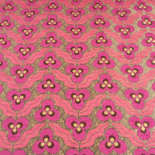 Tecido para estofamento, tecido turco por metro, tecido turco com estampa de olhos de tigre rosa, tecido chenille, tecido boho, tecido jacquard