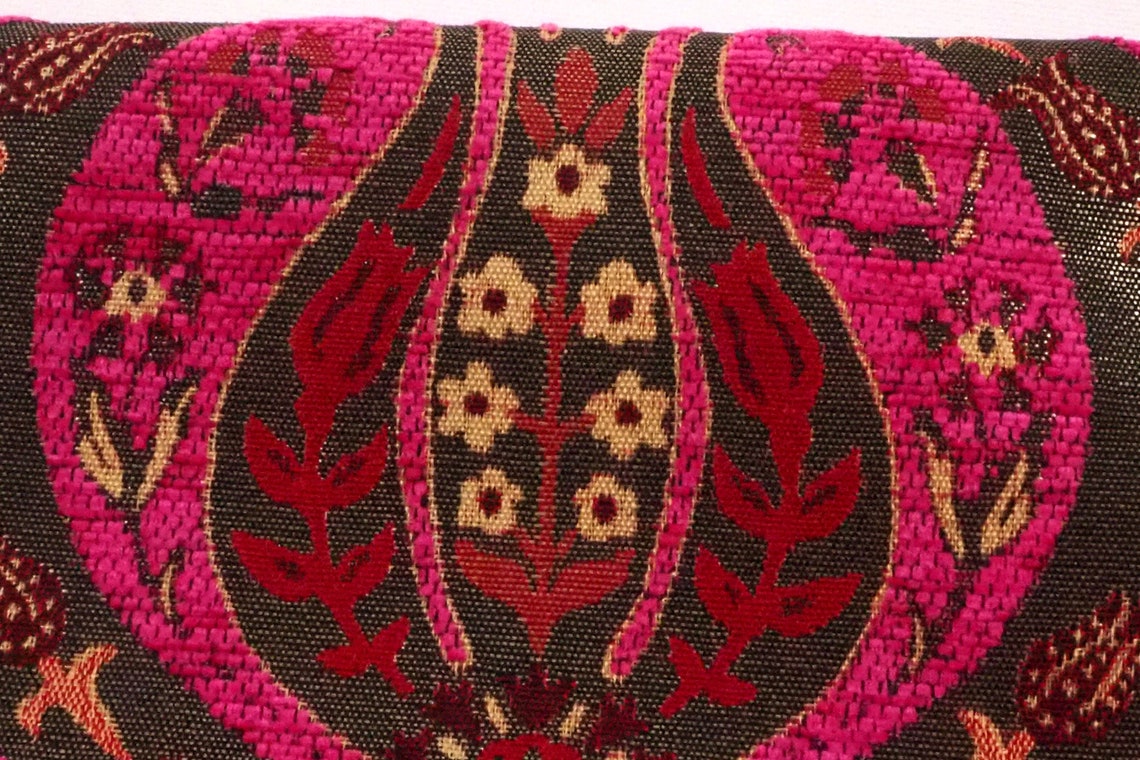 Upholstery Fabric Turkish Fabric by the Yards Turkish Pink Etsy