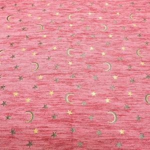 Upholstery Fabric,Turkish Fabric,PALE PINK Arabian Night Pattern Fabric,Chenille Fabric,Bohemian Jacquard Fabric,By the Yards,By the Meter