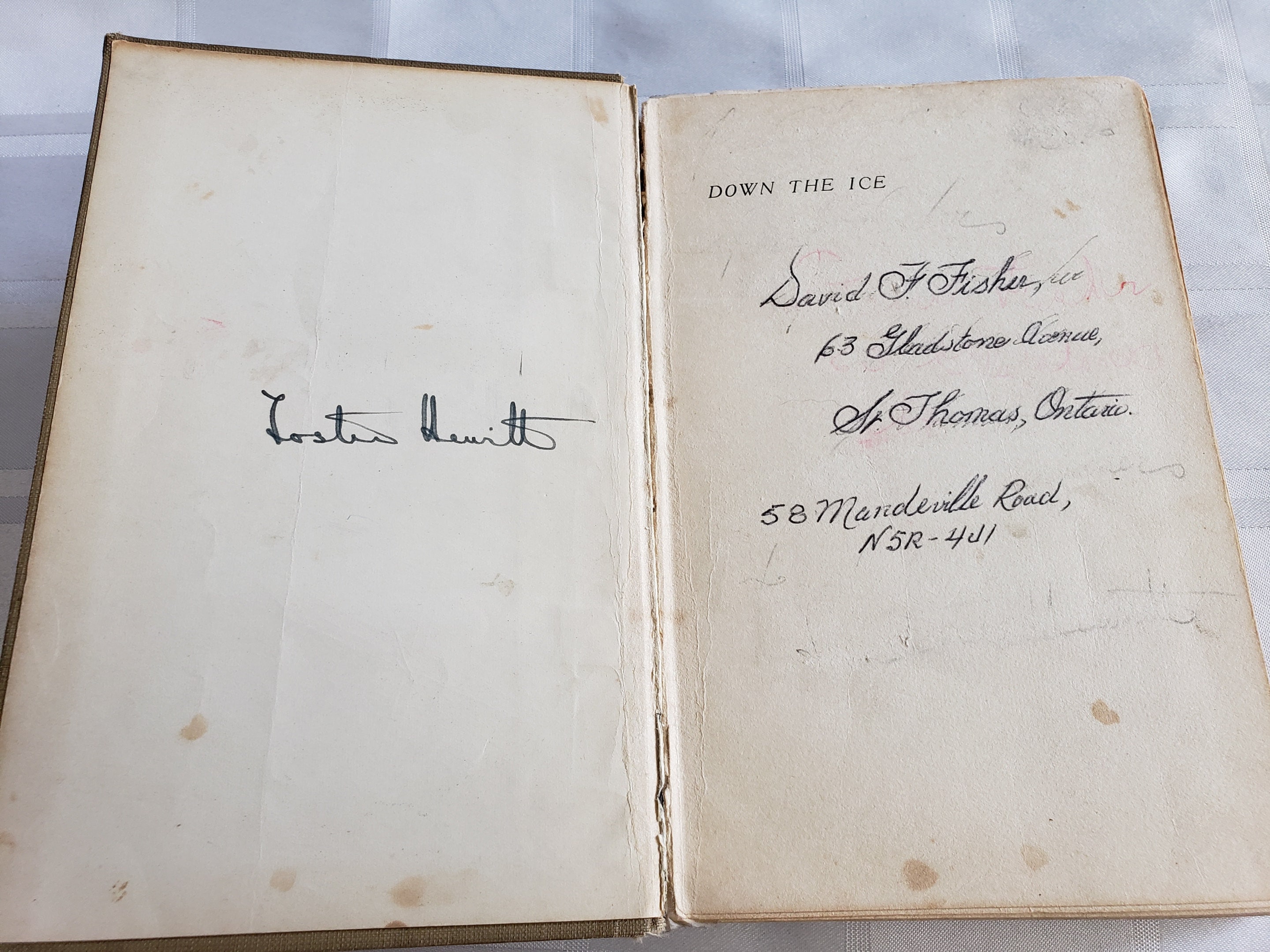 Old Autograph Book -  Canada
