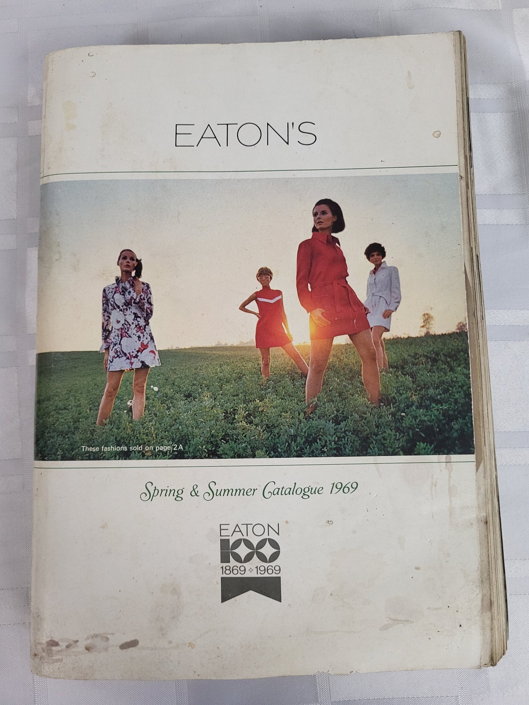 1969 Eatons Spring And Summer Catalogue Retail Store Canada Vintage