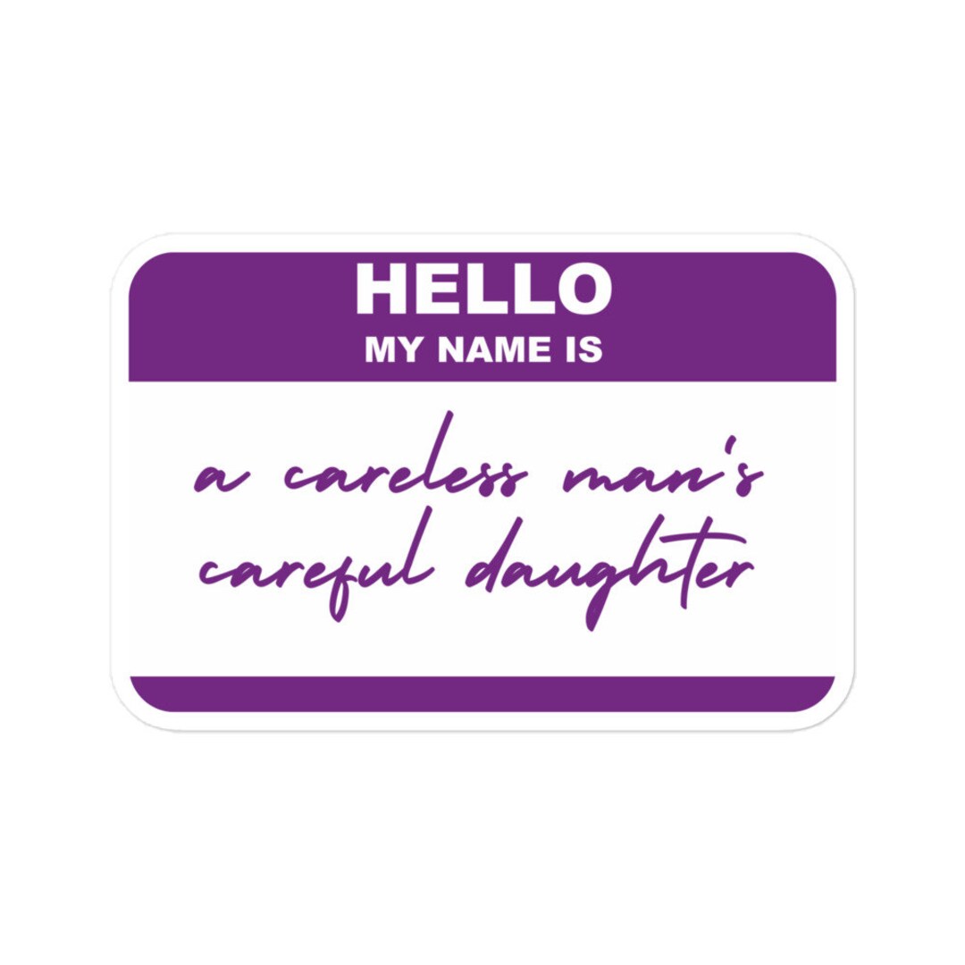 A Careless Man's Careful Daughter Sticker Inspired by Speak Now by ...