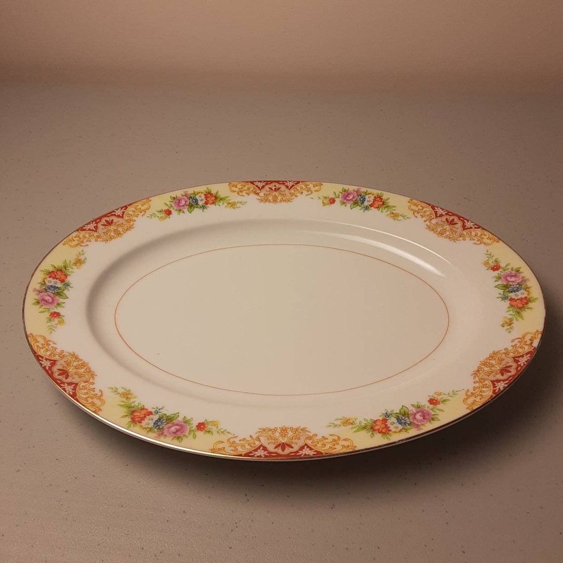 Vintage 1940s Noritake China Serving Platter. Imperial Etsy