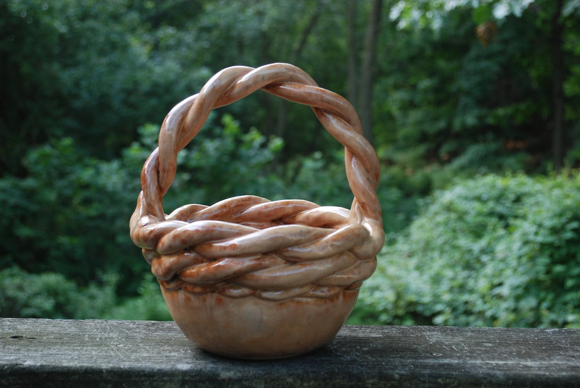 Handmade Ceramic Basket ceramic Fruit Sold Separately Etsy
