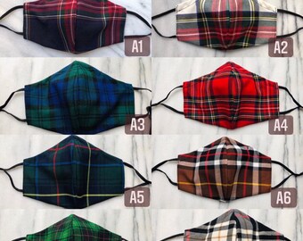 Adult Unisex Mask Details about Plaid Mask Plaid Mask Red Mask Handmade Mask Adult Unisex Mask Details about Plaid Mask Plaid Mask Red Mask Handmade Mask
