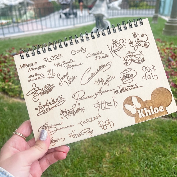 Enchanting Adventures Await with Our Exclusive Character Autographs Inspired Autograph Book - A Whimsical Keepsake for Magical Memories!