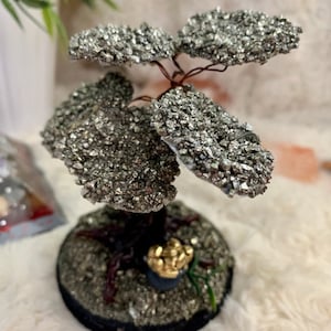 Money Trees  Healing Stone  Crystal Bonsai Trees /  Grade A Crystal