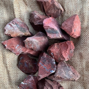 Chestnut Jasper Raw Stones 2pc.