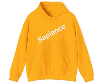 Sudadera con capucha Sapience: sudadera unisex de mezcla de algodón acogedora
