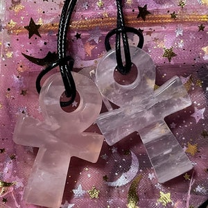 Ankh | Necklace Crystal Pendants  | Ankh cross with chain