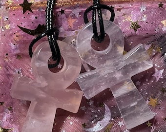 Ankh | Necklace Crystal Pendants  | Ankh cross with chain