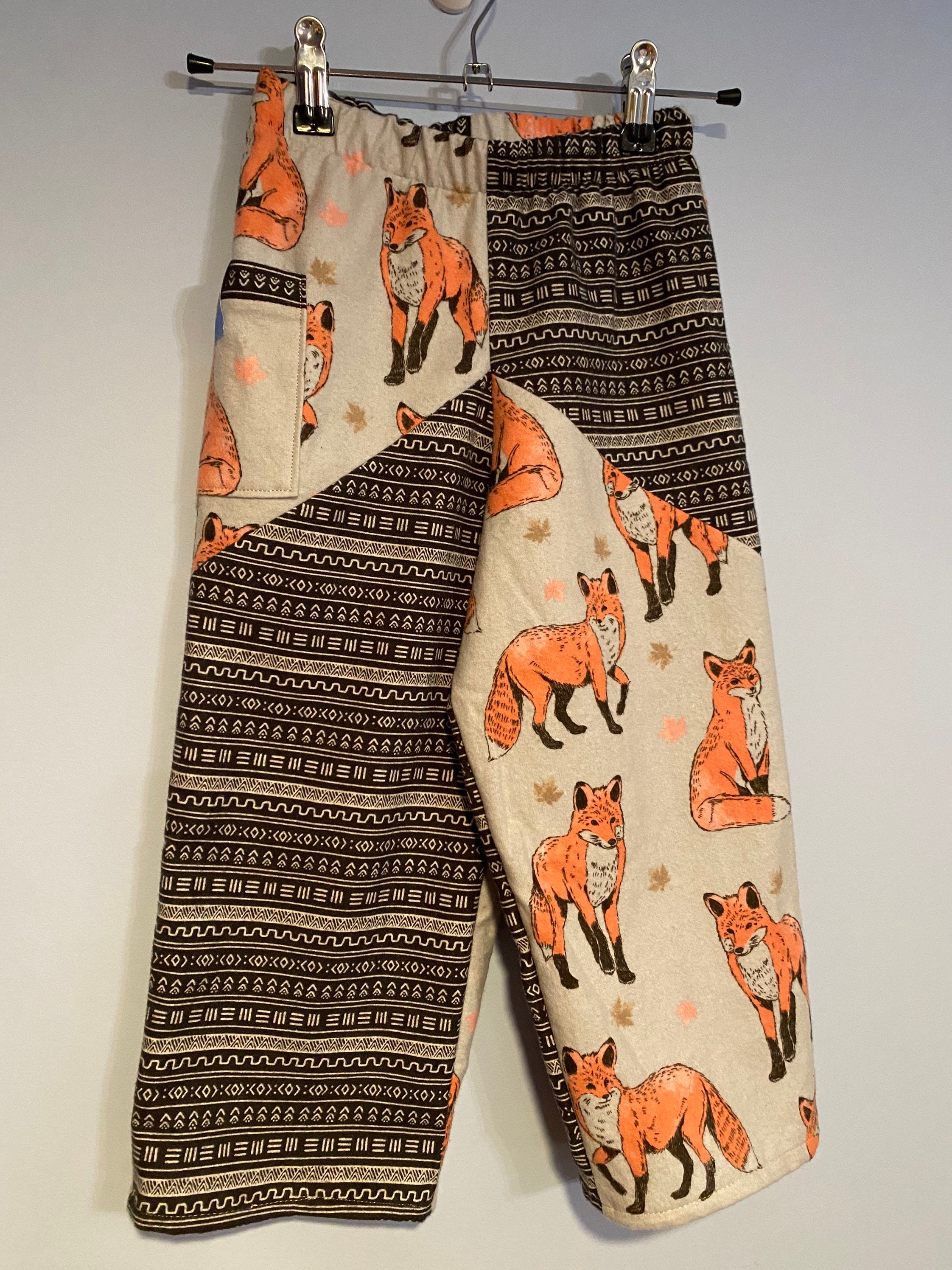 Fox Pajama Pants Etsy Canada