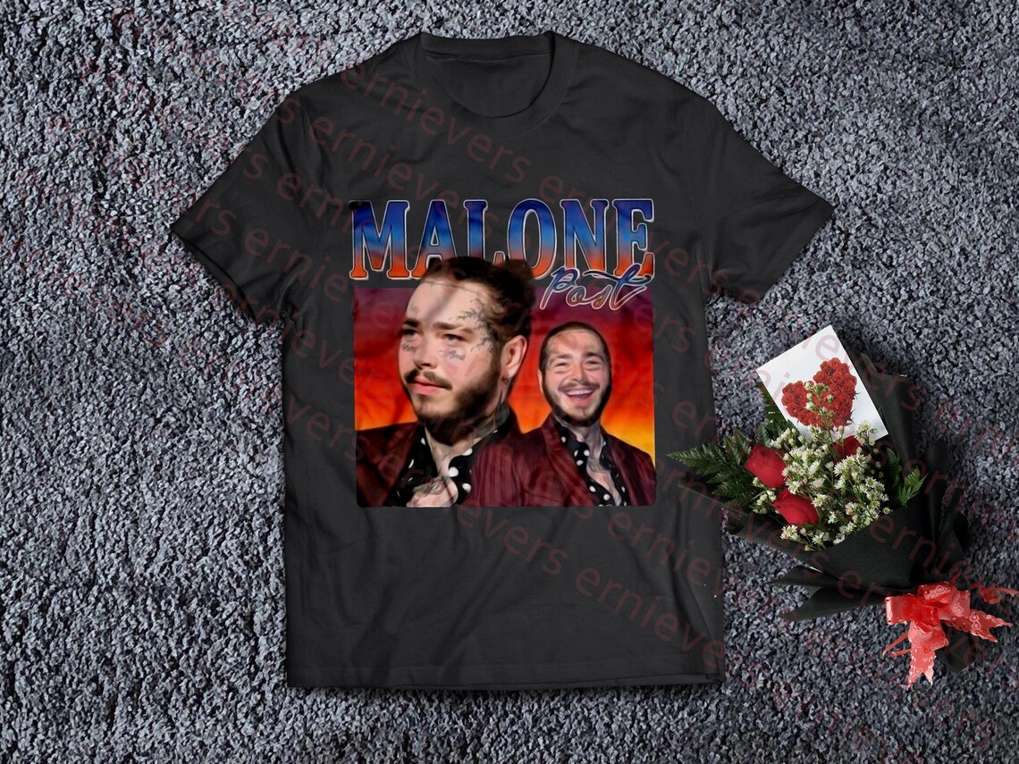 Post Malone TShirt Vintage Post Malone Shirt Post Malone Etsy