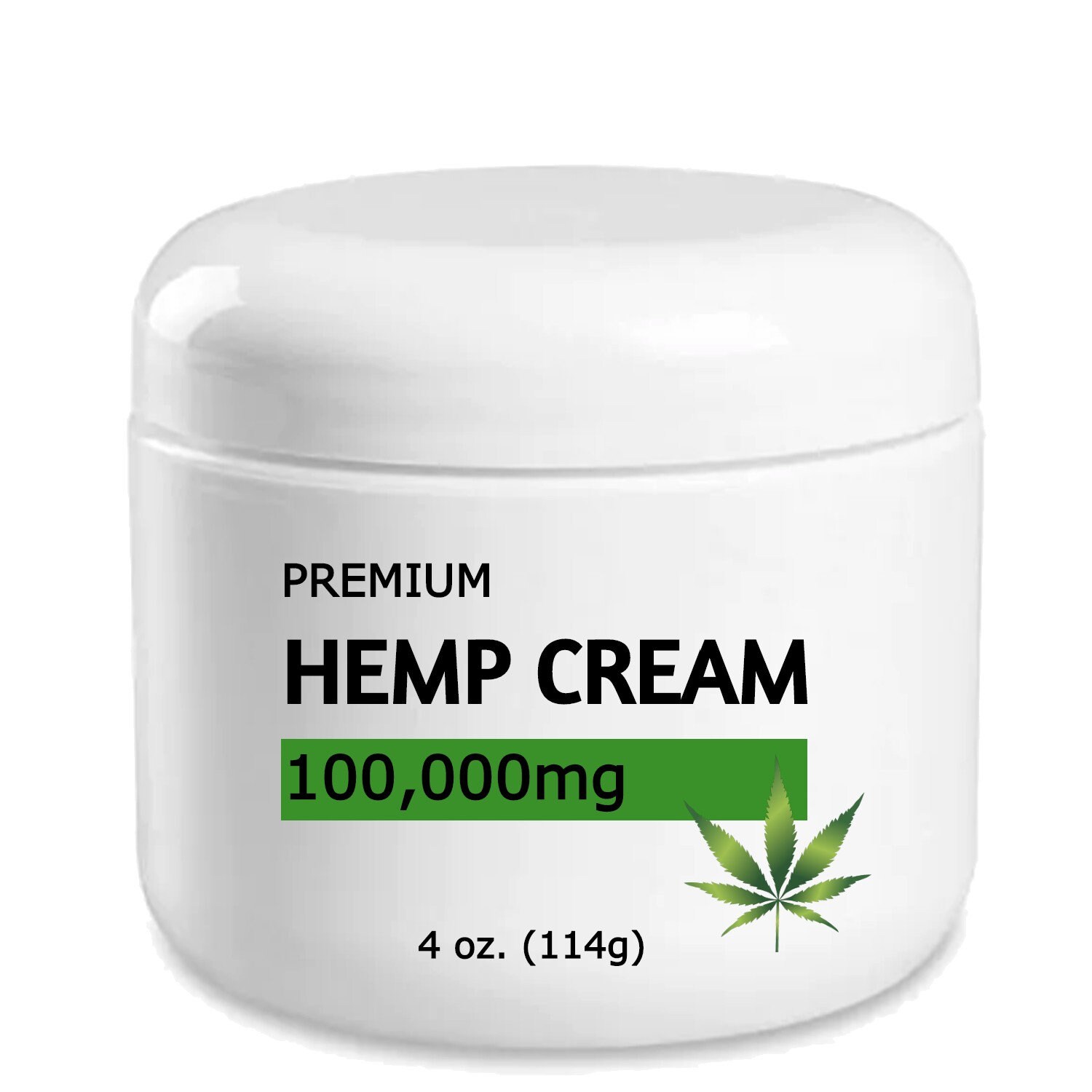 Hemp Cream 100000mg Healing Pain Relief 4 Oz. Jar Extra Etsy