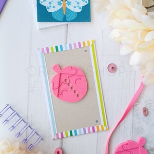 Strawberry Shaped Hole Marking Tool for Eyelet Placement on Notebooks Journals Binding to Install Elastic for closing.