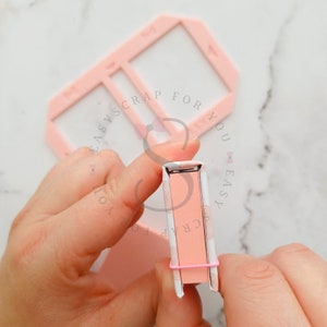 Guia de encadernação de notas adesivas Modelo de encadernação de notas adesivas para notas adesivas Caderno portátil Scrapbooking vendendo guloseimas