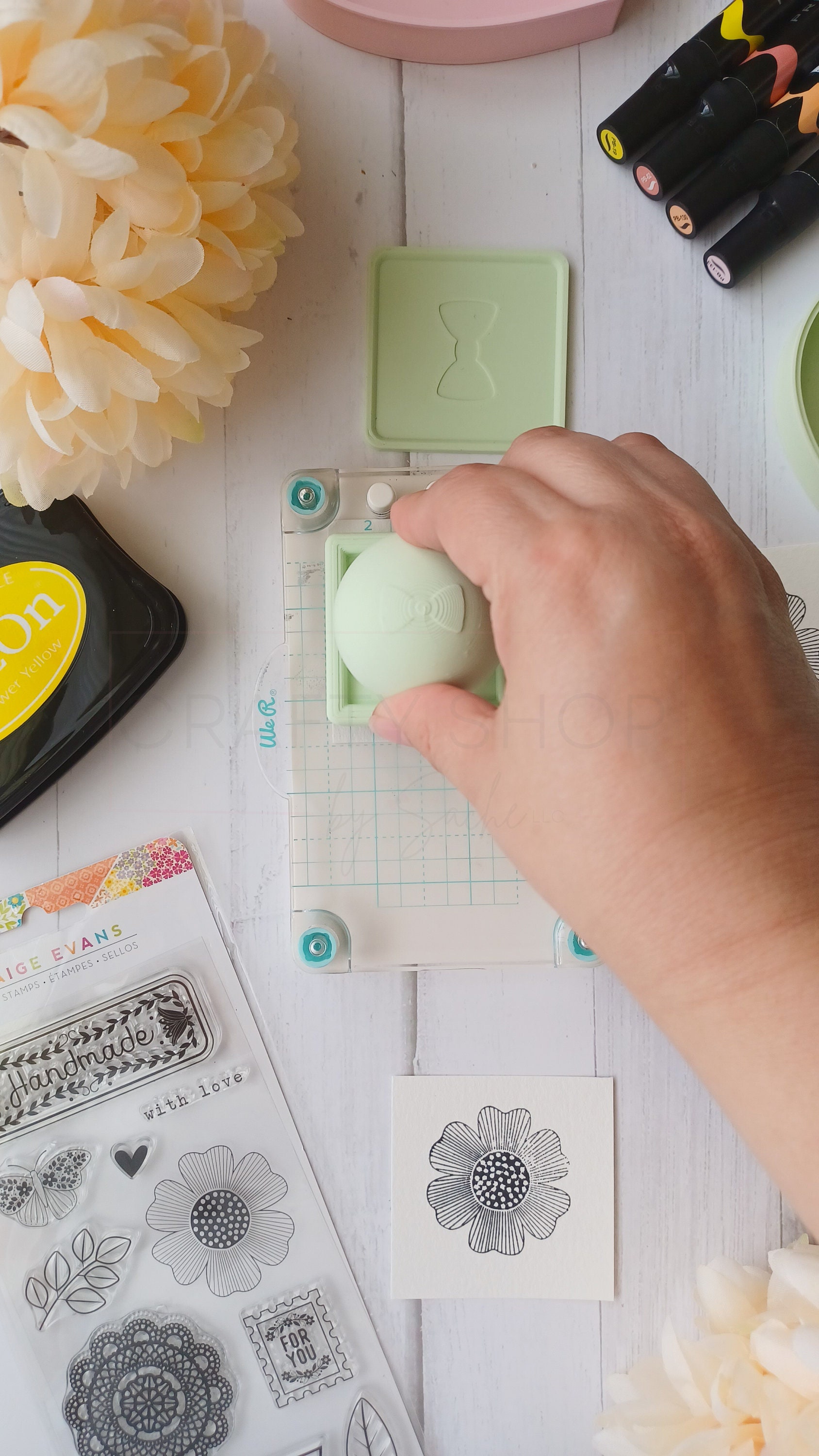 Square Felt Stamping Press Tool: Even Pressure for Crafts - Etsy