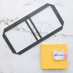 Sticky Notes Book binding Stencil Template for Portable Notebook with Sticky Notes Several Sizes for the most common sticky notes available