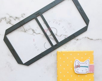 Sticky Notes Buchbindeschablone für Portable Notebook mit Sticky Notes Verschiedene Größen für die gebräuchlichsten Sticky Notes verfügbar