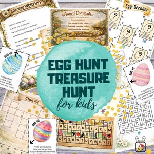 Easter Puzzle Hunt for Kids | Printable Treasure Hunt Clues & Codes (Ages 7–10)