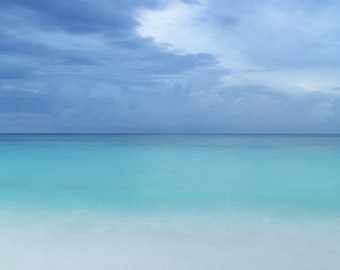 Ocean and sky print, fotografía original, impresión de bellas artes, impresiones minimalistas, decoración del hogar, impresión de arte grande, impresión de pared de galería, EE. UU.