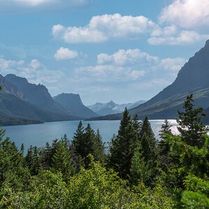 Lake and mountains photo instant download, single photo for printing, home decor, fine art, landscape original photography