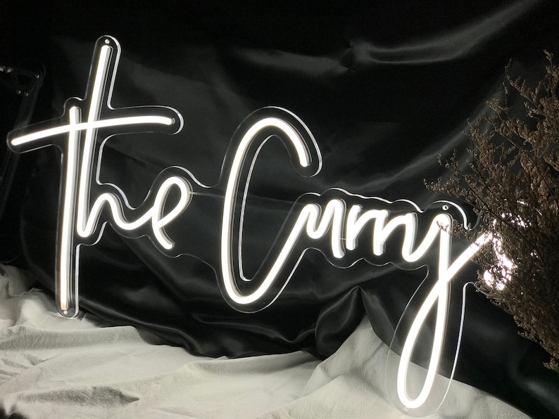 Wedding Neon Sign Last Name Neon Sign for Wedding Plan Etsy