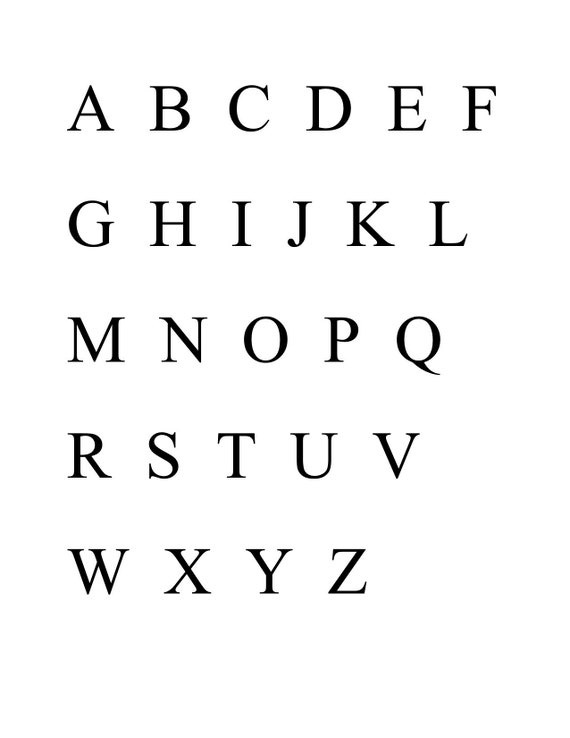 Alphabet learning