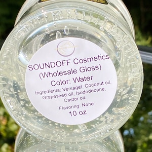 Wholesale lip gloss base // jars / hydrating + High Shine, lip gloss business/ start a business