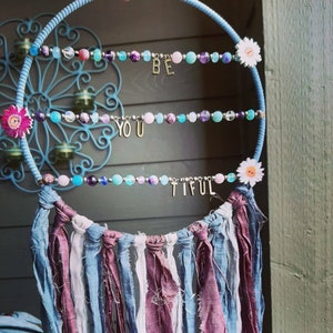 Be-you-tiful inspirational Peace Wreath/ empowering gift/ girl decor