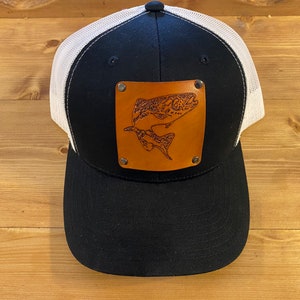 Custom Leather Trucker Hat